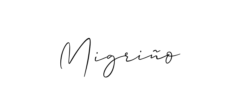 This is the best signature style for the Migriño name. Also you like these signature font (Allison_Script). Mix name signature. Migriño signature style 2 images and pictures png