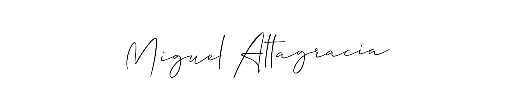 This is the best signature style for the Miguel Altagracia name. Also you like these signature font (Allison_Script). Mix name signature. Miguel Altagracia signature style 2 images and pictures png