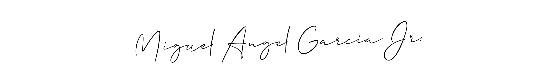 You can use this online signature creator to create a handwritten signature for the name Miguel Angel Garcia Jr.. This is the best online autograph maker. Miguel Angel Garcia Jr. signature style 2 images and pictures png