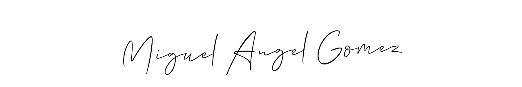 You can use this online signature creator to create a handwritten signature for the name Miguel Angel Gomez. This is the best online autograph maker. Miguel Angel Gomez signature style 2 images and pictures png