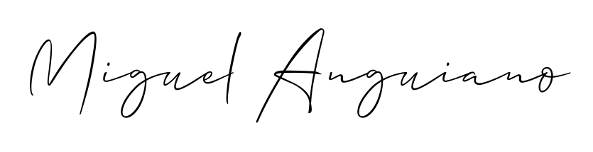 Discover the perfect balance of readability and style for Miguel Anguiano with Allison_Script font. Create your dream signature today. Miguel Anguiano signature style 2 images and pictures png