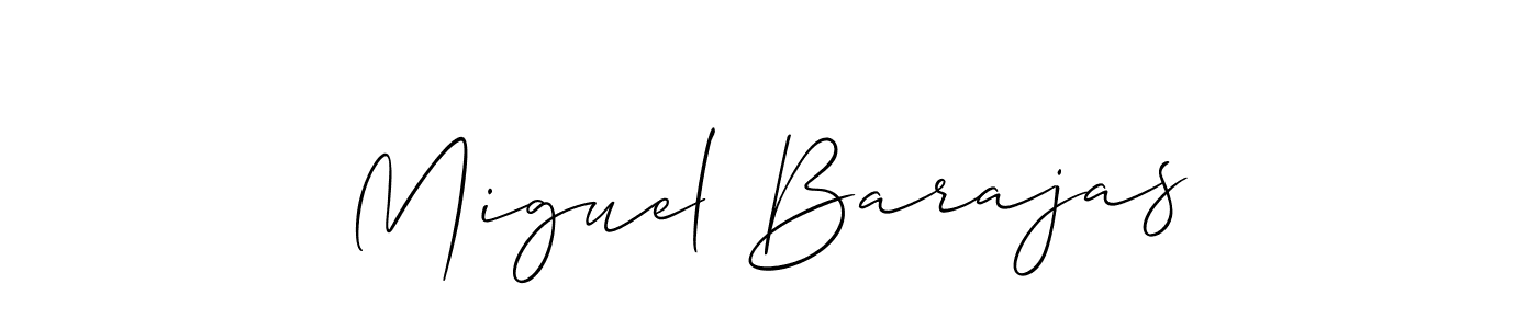 Also You can easily find your signature by using the search form. We will create Miguel Barajas name handwritten signature images for you free of cost using Allison_Script sign style. Miguel Barajas signature style 2 images and pictures png