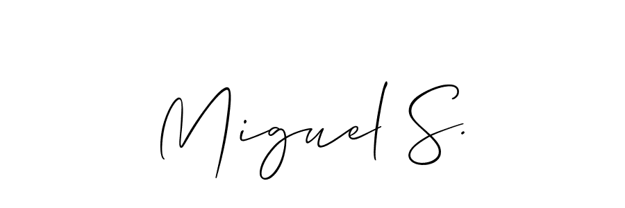 Here are the top 10 professional signature styles for the name Miguel S.. These are the best autograph styles you can use for your name. Miguel S. signature style 2 images and pictures png