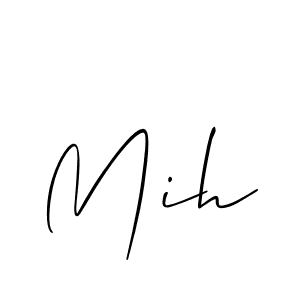 Similarly Allison_Script is the best handwritten signature design. Signature creator online .You can use it as an online autograph creator for name Mih. Mih signature style 2 images and pictures png