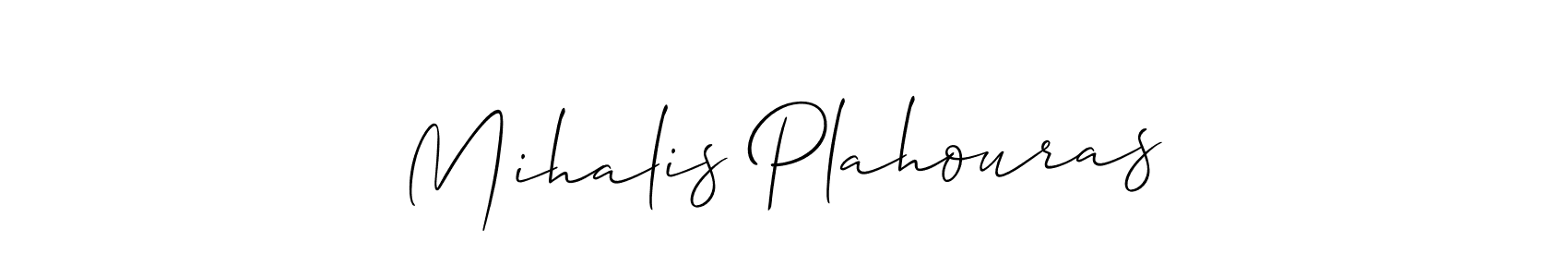 Once you've used our free online signature maker to create your best signature Allison_Script style, it's time to enjoy all of the benefits that Mihalis Plahouras name signing documents. Mihalis Plahouras signature style 2 images and pictures png