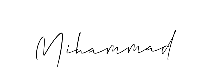 Make a beautiful signature design for name Mihammad. Use this online signature maker to create a handwritten signature for free. Mihammad signature style 2 images and pictures png