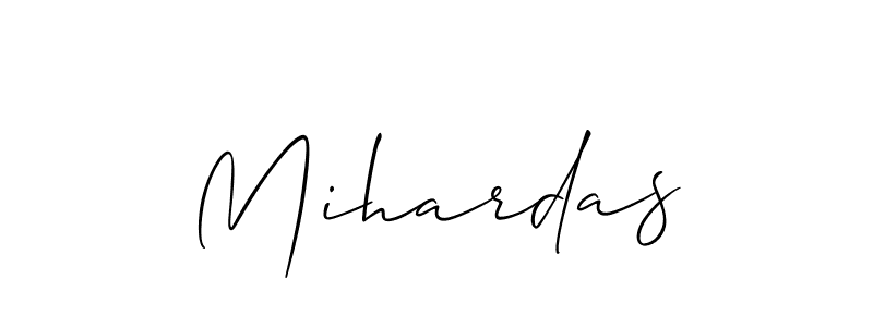 Make a beautiful signature design for name Mihardas. Use this online signature maker to create a handwritten signature for free. Mihardas signature style 2 images and pictures png