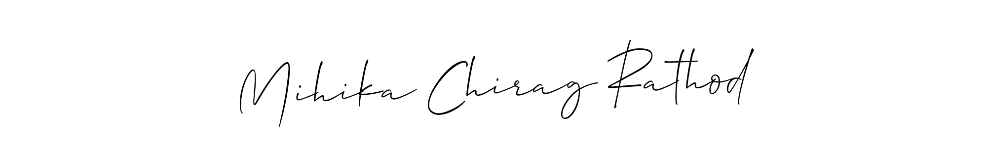 You can use this online signature creator to create a handwritten signature for the name Mihika Chirag Rathod. This is the best online autograph maker. Mihika Chirag Rathod signature style 2 images and pictures png