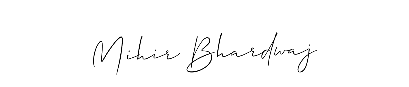 See photos of Mihir Bhardwaj official signature by Spectra . Check more albums & portfolios. Read reviews & check more about Allison_Script font. Mihir Bhardwaj signature style 2 images and pictures png