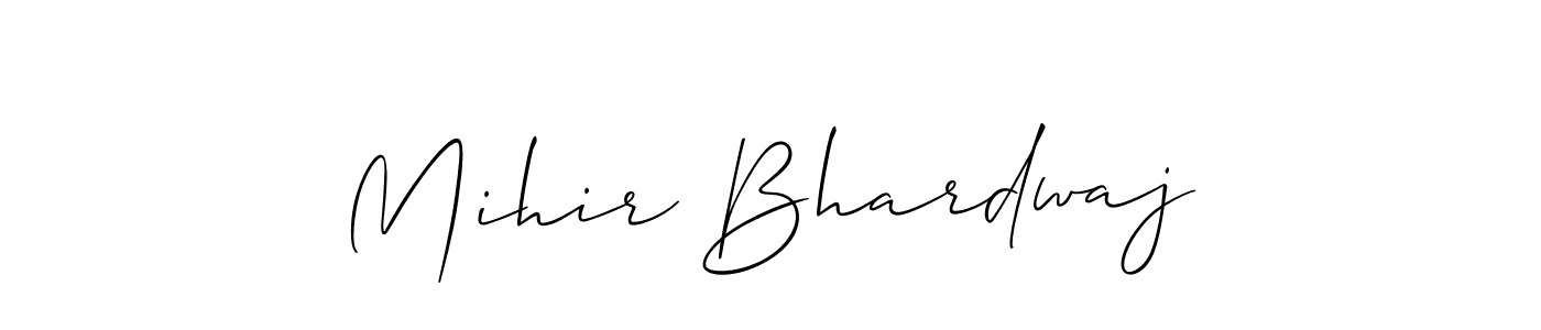 Check out images of Autograph of Mihir Bhardwaj name. Actor Mihir Bhardwaj Signature Style. Allison_Script is a professional sign style online. Mihir Bhardwaj signature style 2 images and pictures png