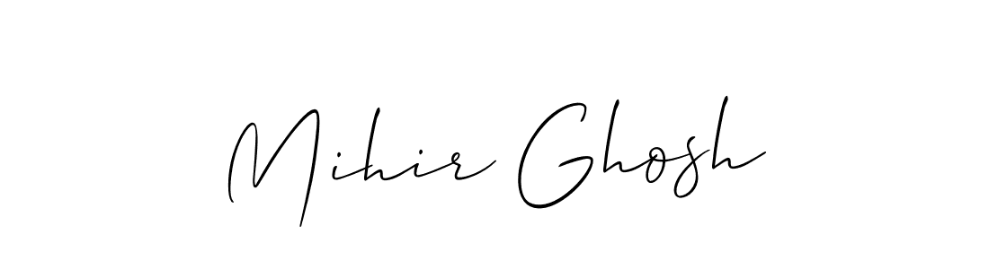 Once you've used our free online signature maker to create your best signature Allison_Script style, it's time to enjoy all of the benefits that Mihir Ghosh name signing documents. Mihir Ghosh signature style 2 images and pictures png