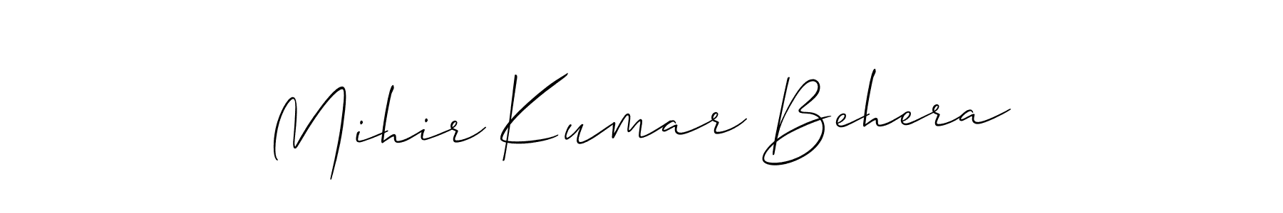 You can use this online signature creator to create a handwritten signature for the name Mihir Kumar Behera. This is the best online autograph maker. Mihir Kumar Behera signature style 2 images and pictures png