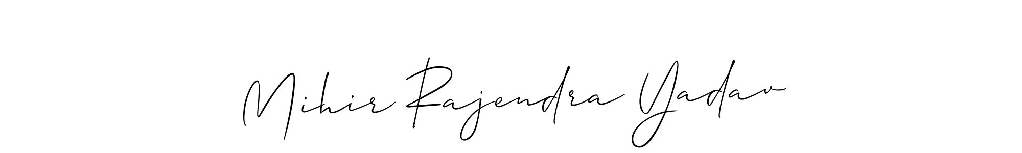 See photos of Mihir Rajendra Yadav official signature by Spectra . Check more albums & portfolios. Read reviews & check more about Allison_Script font. Mihir Rajendra Yadav signature style 2 images and pictures png