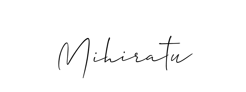 Also You can easily find your signature by using the search form. We will create Mihiratu name handwritten signature images for you free of cost using Allison_Script sign style. Mihiratu signature style 2 images and pictures png