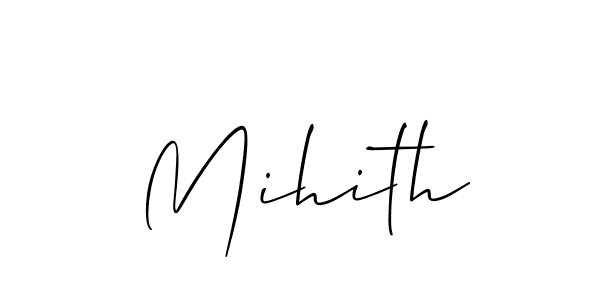Make a beautiful signature design for name Mihith. Use this online signature maker to create a handwritten signature for free. Mihith signature style 2 images and pictures png