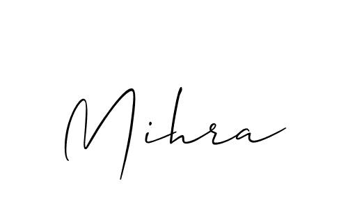 if you are searching for the best signature style for your name Mihra. so please give up your signature search. here we have designed multiple signature styles  using Allison_Script. Mihra signature style 2 images and pictures png