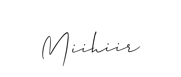 Best and Professional Signature Style for Miihiir. Allison_Script Best Signature Style Collection. Miihiir signature style 2 images and pictures png