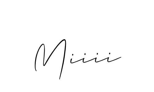 Make a beautiful signature design for name Miiii. Use this online signature maker to create a handwritten signature for free. Miiii signature style 2 images and pictures png