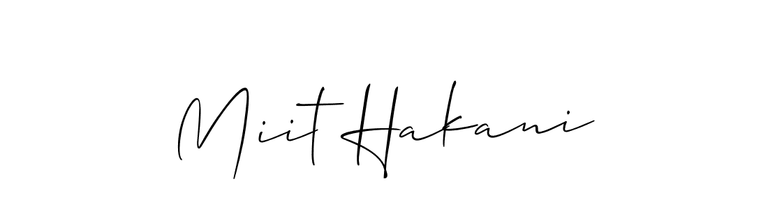 Also You can easily find your signature by using the search form. We will create Miit Hakani name handwritten signature images for you free of cost using Allison_Script sign style. Miit Hakani signature style 2 images and pictures png