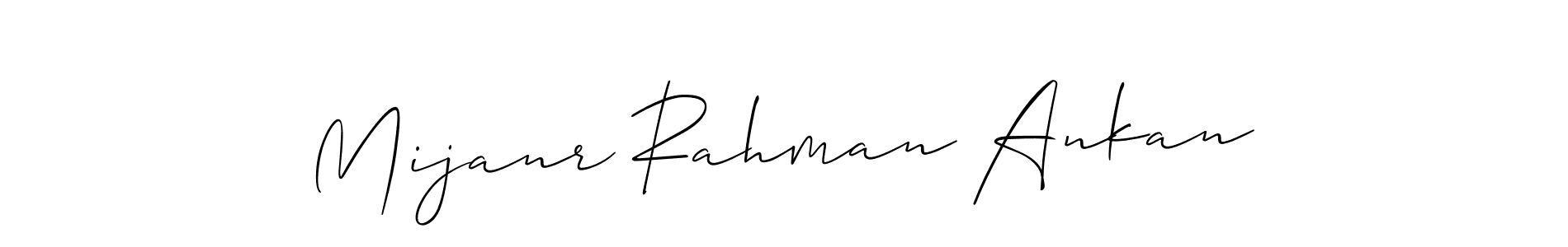 This is the best signature style for the Mijanr Rahman Ankan name. Also you like these signature font (Allison_Script). Mix name signature. Mijanr Rahman Ankan signature style 2 images and pictures png