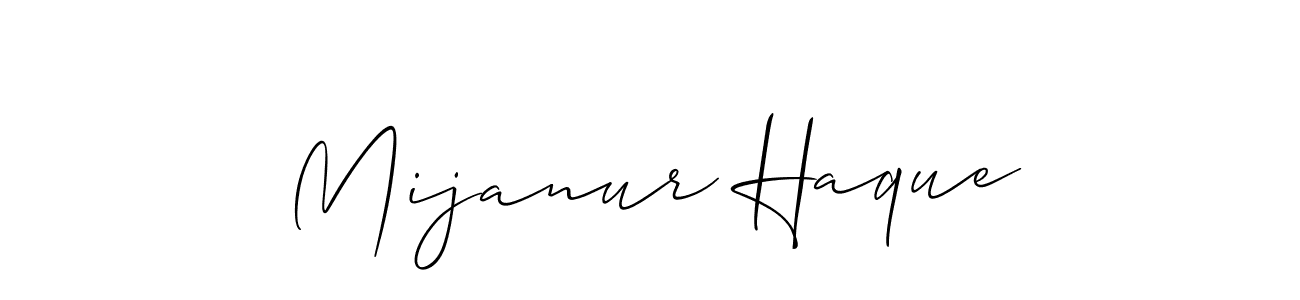 Also You can easily find your signature by using the search form. We will create Mijanur Haque name handwritten signature images for you free of cost using Allison_Script sign style. Mijanur Haque signature style 2 images and pictures png