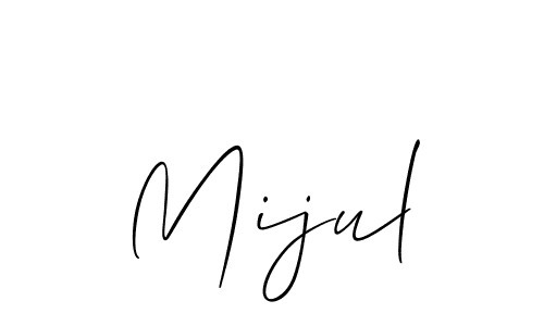 Once you've used our free online signature maker to create your best signature Allison_Script style, it's time to enjoy all of the benefits that Mijul name signing documents. Mijul signature style 2 images and pictures png