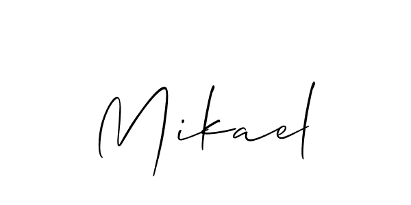 if you are searching for the best signature style for your name Mikael. so please give up your signature search. here we have designed multiple signature styles  using Allison_Script. Mikael signature style 2 images and pictures png