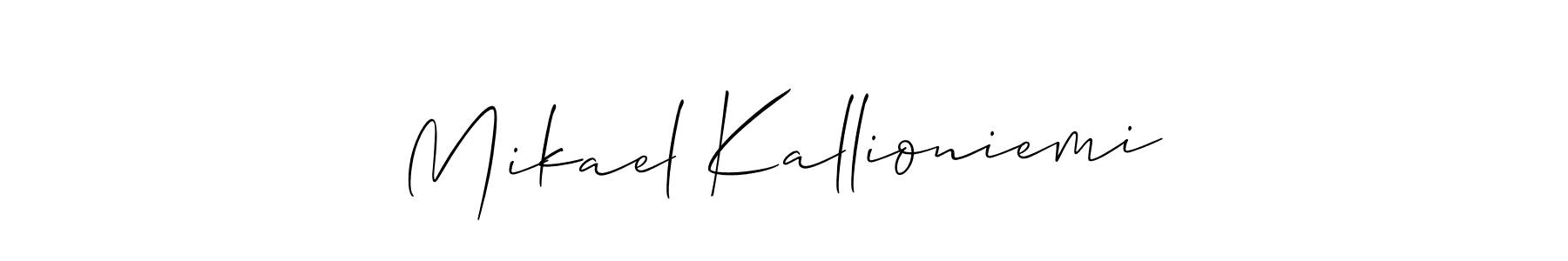 Once you've used our free online signature maker to create your best signature Allison_Script style, it's time to enjoy all of the benefits that Mikael Kallioniemi name signing documents. Mikael Kallioniemi signature style 2 images and pictures png
