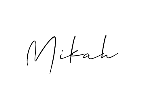 How to Draw Mikah signature style? Allison_Script is a latest design signature styles for name Mikah. Mikah signature style 2 images and pictures png