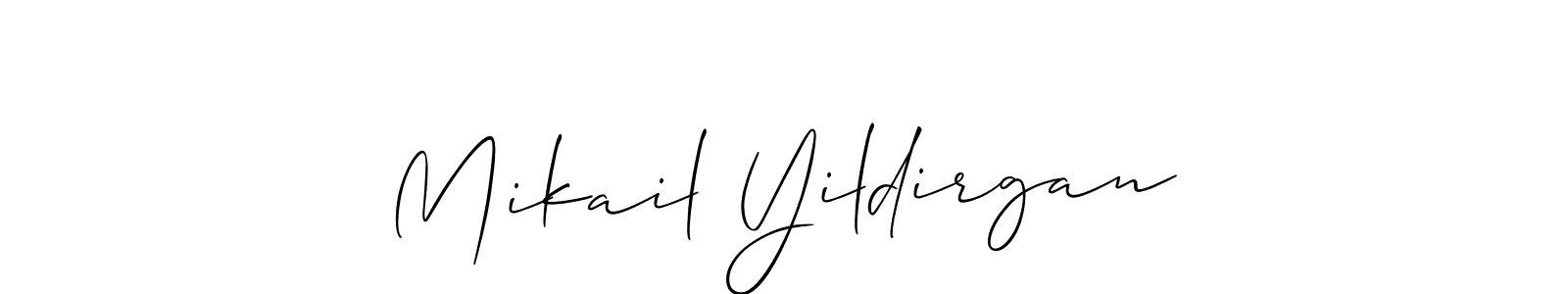 Best and Professional Signature Style for Mikail Yildirgan. Allison_Script Best Signature Style Collection. Mikail Yildirgan signature style 2 images and pictures png