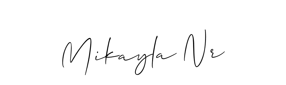 You should practise on your own different ways (Allison_Script) to write your name (Mikayla Nr) in signature. don't let someone else do it for you. Mikayla Nr signature style 2 images and pictures png