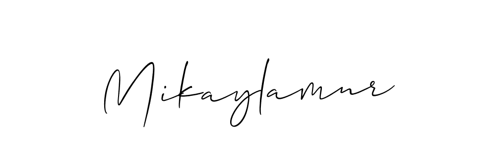 Once you've used our free online signature maker to create your best signature Allison_Script style, it's time to enjoy all of the benefits that Mikaylamnr name signing documents. Mikaylamnr signature style 2 images and pictures png