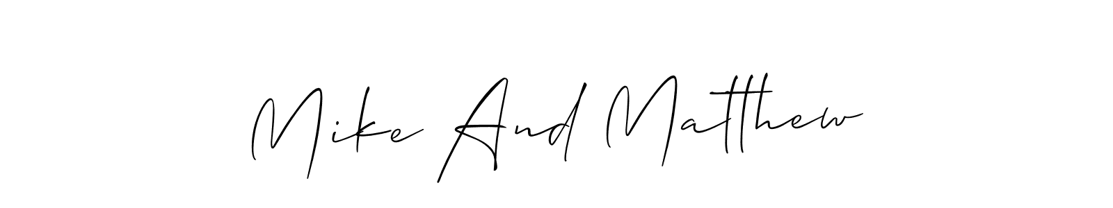 Here are the top 10 professional signature styles for the name Mike And Matthew. These are the best autograph styles you can use for your name. Mike And Matthew signature style 2 images and pictures png