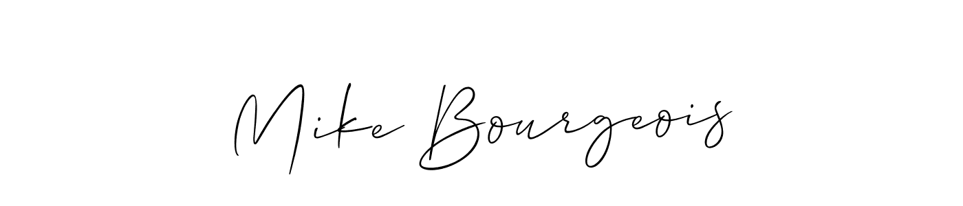 Similarly Allison_Script is the best handwritten signature design. Signature creator online .You can use it as an online autograph creator for name Mike Bourgeois. Mike Bourgeois signature style 2 images and pictures png