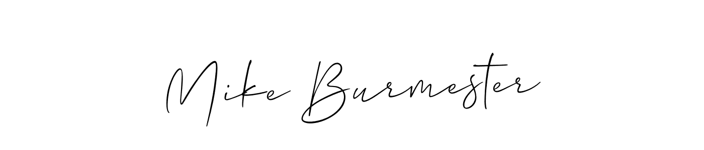 Best and Professional Signature Style for Mike Burmester. Allison_Script Best Signature Style Collection. Mike Burmester signature style 2 images and pictures png