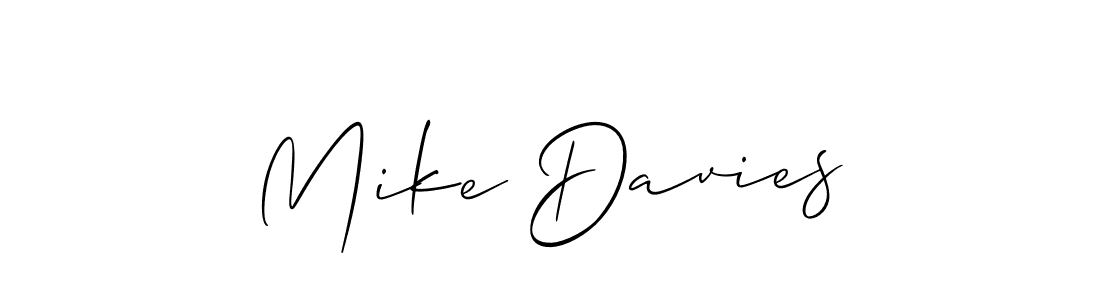 Best and Professional Signature Style for Mike Davies. Allison_Script Best Signature Style Collection. Mike Davies signature style 2 images and pictures png