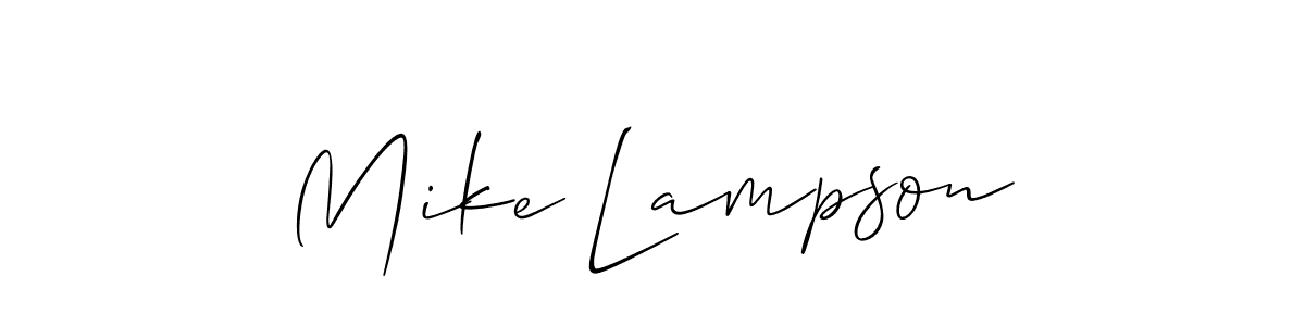 Best and Professional Signature Style for Mike Lampson. Allison_Script Best Signature Style Collection. Mike Lampson signature style 2 images and pictures png