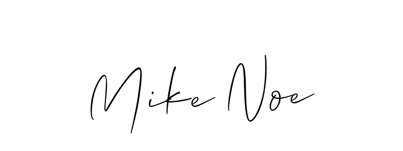 The best way (Allison_Script) to make a short signature is to pick only two or three words in your name. The name Mike Noe include a total of six letters. For converting this name. Mike Noe signature style 2 images and pictures png