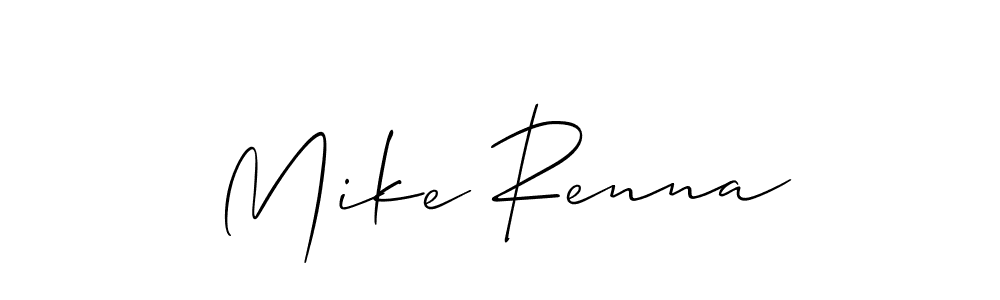 Make a short Mike Renna signature style. Manage your documents anywhere anytime using Allison_Script. Create and add eSignatures, submit forms, share and send files easily. Mike Renna signature style 2 images and pictures png