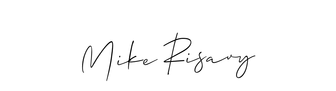 if you are searching for the best signature style for your name Mike Risavy. so please give up your signature search. here we have designed multiple signature styles  using Allison_Script. Mike Risavy signature style 2 images and pictures png