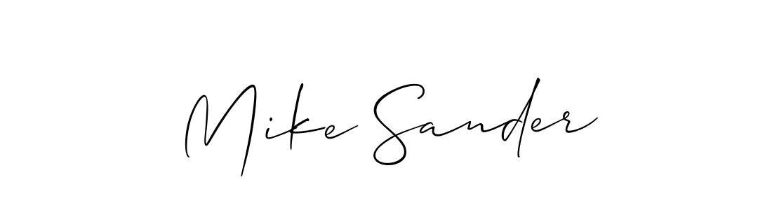 See photos of Mike Sander official signature by Spectra . Check more albums & portfolios. Read reviews & check more about Allison_Script font. Mike Sander signature style 2 images and pictures png