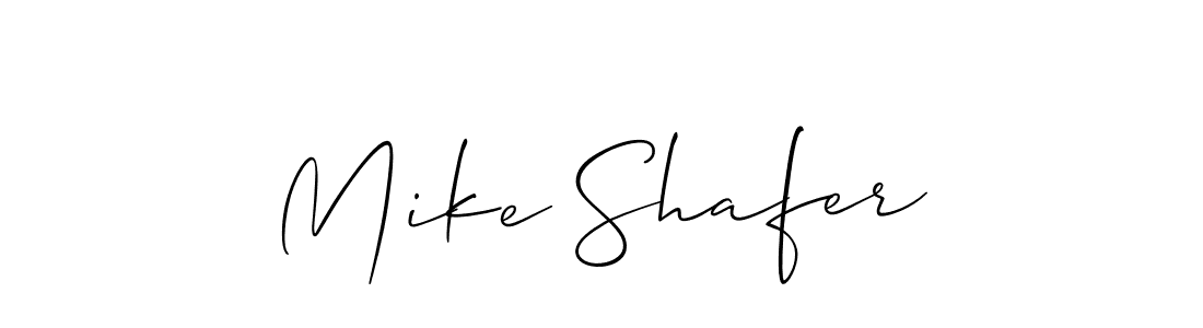 Mike Shafer stylish signature style. Best Handwritten Sign (Allison_Script) for my name. Handwritten Signature Collection Ideas for my name Mike Shafer. Mike Shafer signature style 2 images and pictures png