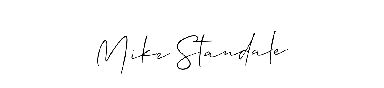 Also You can easily find your signature by using the search form. We will create Mike Standale name handwritten signature images for you free of cost using Allison_Script sign style. Mike Standale signature style 2 images and pictures png