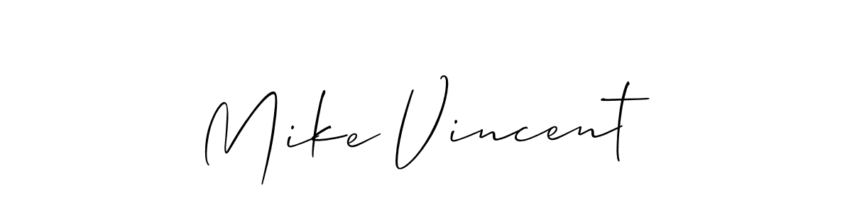 Similarly Allison_Script is the best handwritten signature design. Signature creator online .You can use it as an online autograph creator for name Mike Vincent. Mike Vincent signature style 2 images and pictures png