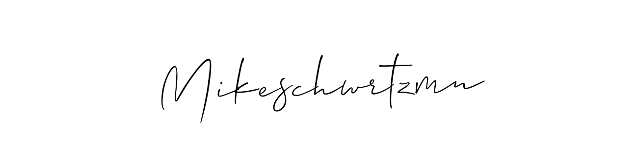 Design your own signature with our free online signature maker. With this signature software, you can create a handwritten (Allison_Script) signature for name Mikeschwrtzmn. Mikeschwrtzmn signature style 2 images and pictures png