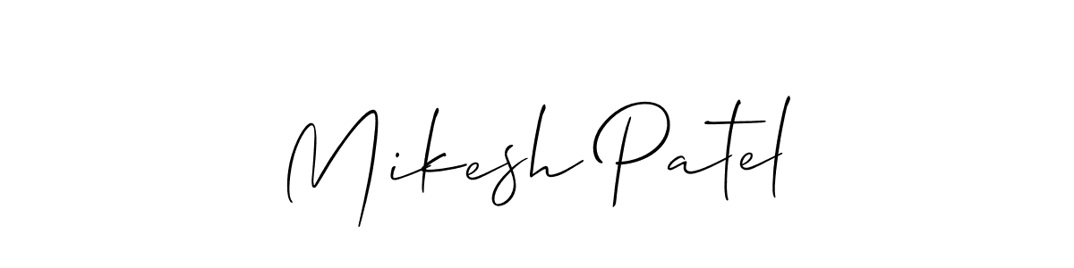 Similarly Allison_Script is the best handwritten signature design. Signature creator online .You can use it as an online autograph creator for name Mikesh Patel. Mikesh Patel signature style 2 images and pictures png