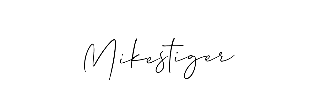 How to Draw Mikestiger signature style? Allison_Script is a latest design signature styles for name Mikestiger. Mikestiger signature style 2 images and pictures png