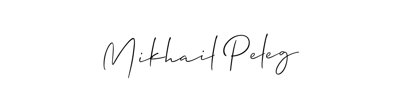 Make a beautiful signature design for name Mikhail Peleg. Use this online signature maker to create a handwritten signature for free. Mikhail Peleg signature style 2 images and pictures png