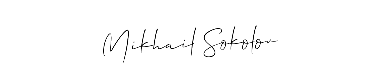 Make a beautiful signature design for name Mikhail Sokolov. Use this online signature maker to create a handwritten signature for free. Mikhail Sokolov signature style 2 images and pictures png
