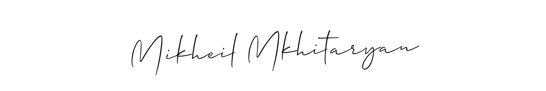 Best and Professional Signature Style for Mikheil Mkhitaryan. Allison_Script Best Signature Style Collection. Mikheil Mkhitaryan signature style 2 images and pictures png